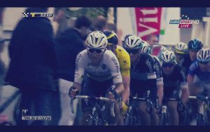 No pressure Cav...just the World Champ and Yellow Jersey leading you out!