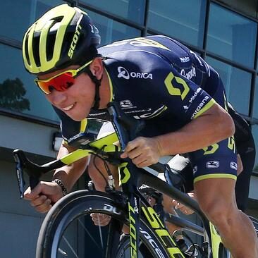 Caleb Ewan Demonstrating Good Sprint Technique With an Aero Position